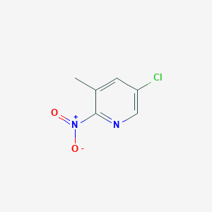 molecular formula C6H5ClN2O2 B2882344 5-Chloro-3-methyl-2-nitropyridine CAS No. 1211532-85-2