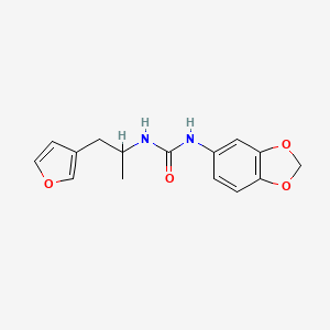 1-(Benzo[d][1,3]dioxol-5-yl)-3-(1-(furan-3-yl)propan-2-yl)urea