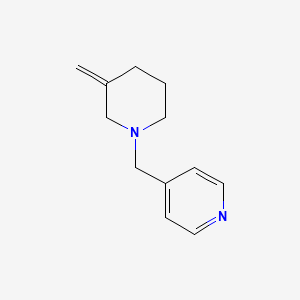 4-[(3-methylidenepiperidin-1-yl)methyl]pyridine