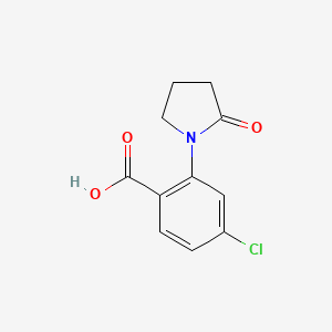 4-chloro-2-(2-oxopyrrolidin-1-yl)benzoic Acid