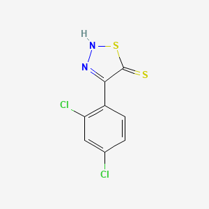 4-(2,4-Dichlorophenyl)-1,2,3-thiadiazole-5-thiol