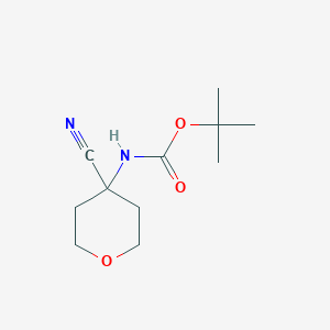 tert-butyl N-(4-cyanooxan-4-yl)carbamate
