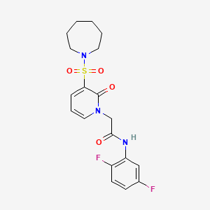 2-[3-(azepan-1-ylsulfonyl)-2-oxopyridin-1(2H)-yl]-N-(2,5-difluorophenyl)acetamide