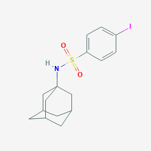 molecular formula C16H20INO2S B288241 N-(1-adamantyl)-4-iodobenzenesulfonamide 