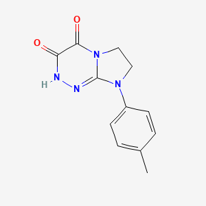B2882413 8-(4-Methylphenyl)-2,6,7,8-tetrahydroimidazo[2,1-c][1,2,4]triazine-3,4-dione CAS No. 848892-95-5