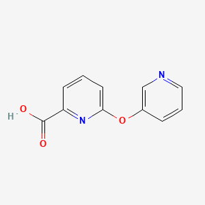 molecular formula C11H8N2O3 B2882431 6-(Pyridin-3-yloxy)pyridine-2-carboxylic acid CAS No. 149528-26-7
