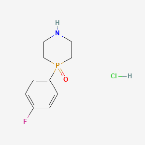 4-(4-Fluorophenyl)-1,4-azaphosphinane 4-oxide hydrochloride
