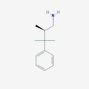 (2R)-2,3-Dimethyl-3-phenylbutan-1-amine