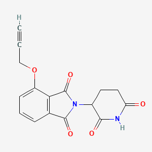 molecular formula C16H12N2O5 B2882461 沙利度胺，炔丙基 CAS No. 2098487-39-7