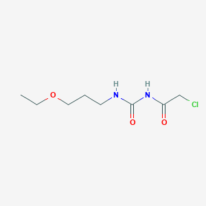 2-chloro-N-(3-ethoxypropylcarbamoyl)acetamide