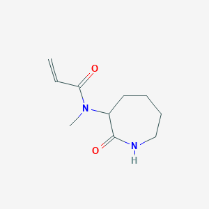 molecular formula C10H16N2O2 B2882520 N-methyl-N-(2-oxoazepan-3-yl)prop-2-enamide CAS No. 97543-14-1