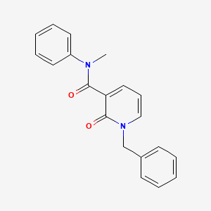 molecular formula C20H18N2O2 B2882521 1-benzyl-N-methyl-2-oxo-N-phenyl-1,2-dihydro-3-pyridinecarboxamide CAS No. 338755-17-2