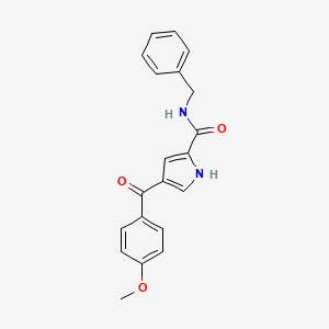 N-benzyl-4-(4-methoxybenzoyl)-1H-pyrrole-2-carboxamide