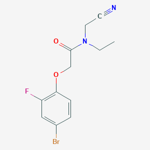 2-(4-bromo-2-fluorophenoxy)-N-(cyanomethyl)-N-ethylacetamide