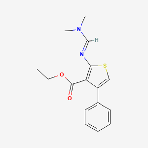 Ethyl 2-{[(dimethylamino)methylidene]amino}-4-phenylthiophene-3-carboxylate