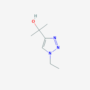 2-(1-ethyl-1H-1,2,3-triazol-4-yl)propan-2-ol