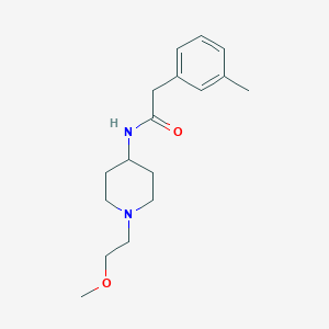 N-(1-(2-methoxyethyl)piperidin-4-yl)-2-(m-tolyl)acetamide