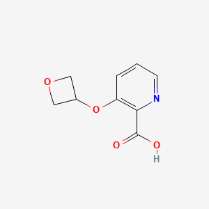 molecular formula C9H9NO4 B2882620 3-(Oxetan-3-yloxy)picolinic acid CAS No. 1402232-70-5