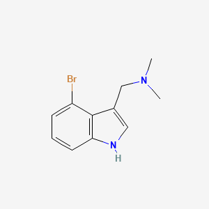 molecular formula C11H13BrN2 B2882632 4-Bromogramine CAS No. 64258-88-4