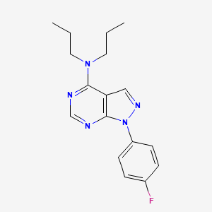 1-(4-fluorophenyl)-N,N-dipropyl-1H-pyrazolo[3,4-d]pyrimidin-4-amine