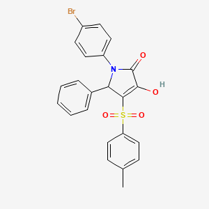 1-(4-bromophenyl)-3-hydroxy-5-phenyl-4-tosyl-1H-pyrrol-2(5H)-one