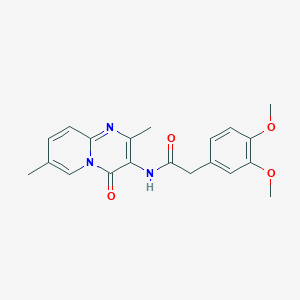 2-(3,4-dimethoxyphenyl)-N-(2,7-dimethyl-4-oxo-4H-pyrido[1,2-a]pyrimidin-3-yl)acetamide