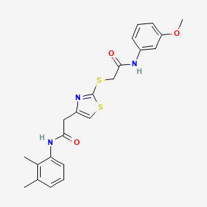 N-(2,3-dimethylphenyl)-2-(2-((2-((3-methoxyphenyl)amino)-2-oxoethyl)thio)thiazol-4-yl)acetamide