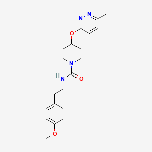 N-(4-methoxyphenethyl)-4-((6-methylpyridazin-3-yl)oxy)piperidine-1-carboxamide