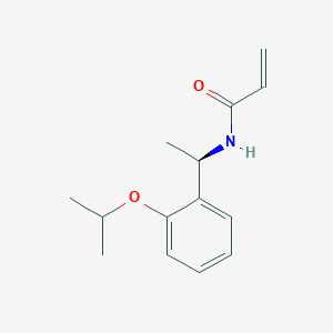 N-[(1R)-1-(2-Propan-2-yloxyphenyl)ethyl]prop-2-enamide