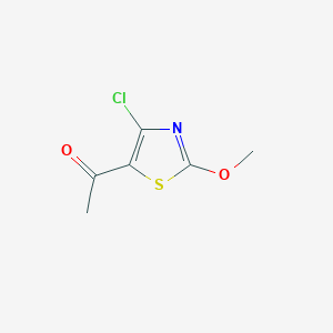 1-(4-Chloro-2-methoxy-1,3-thiazol-5-yl)ethanone
