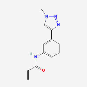 N-[3-(1-Methyltriazol-4-yl)phenyl]prop-2-enamide