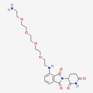 molecular formula C23H32N4O8 B2882783 E3连接酶配体-连接子缀合物22 CAS No. 2225940-52-1