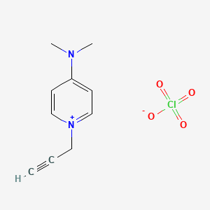 4-(Dimethylamino)-1-(prop-2-yn-1-yl)pyridin-1-ium perchlorate