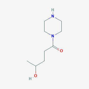 4-Hydroxy-1-(piperazin-1-yl)pentan-1-one