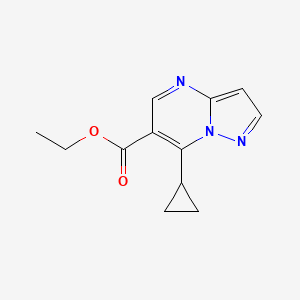 Ethyl 7-cyclopropylpyrazolo[1,5-a]pyrimidine-6-carboxylate