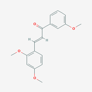 (2E)-3-(2,4-Dimethoxyphenyl)-1-(3-methoxyphenyl)prop-2-en-1-one