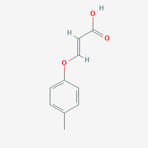 molecular formula C10H10O3 B2882839 (E)-3-(4-甲基苯氧基)丙-2-烯酸 CAS No. 1937337-51-3