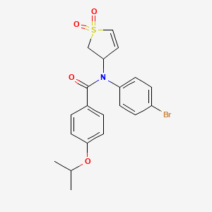 N-(4-bromophenyl)-N-(1,1-dioxido-2,3-dihydrothien-3-yl)-4-isopropoxybenzamide