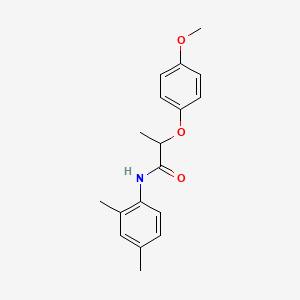 molecular formula C18H21NO3 B2882855 N-(2,4-dimethylphenyl)-2-(4-methoxyphenoxy)propanamide CAS No. 302806-55-9