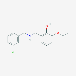 2-{[(3-Chlorobenzyl)amino]methyl}-6-ethoxyphenol