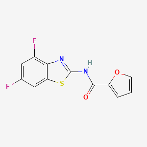 N-(4,6-difluoro-1,3-benzothiazol-2-yl)furan-2-carboxamide