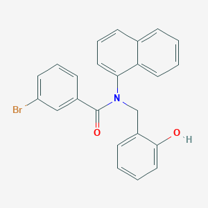 3-bromo-N-(2-hydroxybenzyl)-N-(naphthalen-1-yl)benzamide