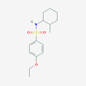 molecular formula C15H23NO3S B288288 4-ethoxy-N-(2-methylcyclohexyl)benzenesulfonamide 