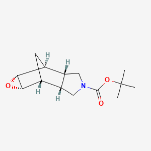 Tert-butyl (1R,2S,6R,7S,8R,10S)-9-oxa-4-azatetracyclo[5.3.1.02,6.08,10]undecane-4-carboxylate
