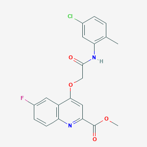 1-[4-({[4-(acetylamino)phenyl]sulfonyl}amino)phenyl]-N-benzylcyclobutanecarboxamide