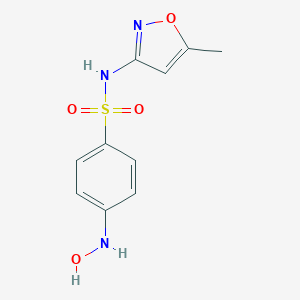 molecular formula C10H11N3O4S B028829 磺胺甲氧唑羟胺 CAS No. 114438-33-4