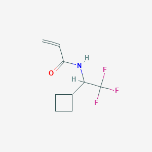 N-(1-Cyclobutyl-2,2,2-trifluoroethyl)prop-2-enamide