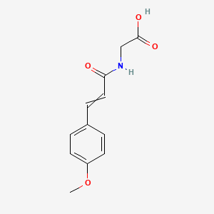 Glycine, N-[3-(4-methoxyphenyl)-1-oxo-2-propenyl]-