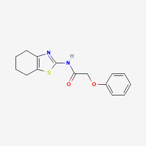 2-phenoxy-N-(4,5,6,7-tetrahydro-1,3-benzothiazol-2-yl)acetamide