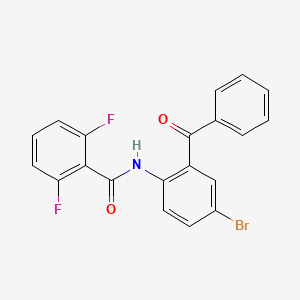 N-(2-benzoyl-4-bromophenyl)-2,6-difluorobenzamide
